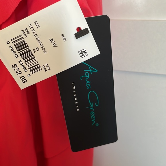 Aqua Green Swimwear size 26W - Picture 2 of 5